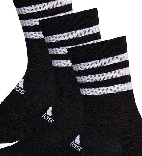 schwarze socken mit goldenem streifen adidas|Adidas 3er.